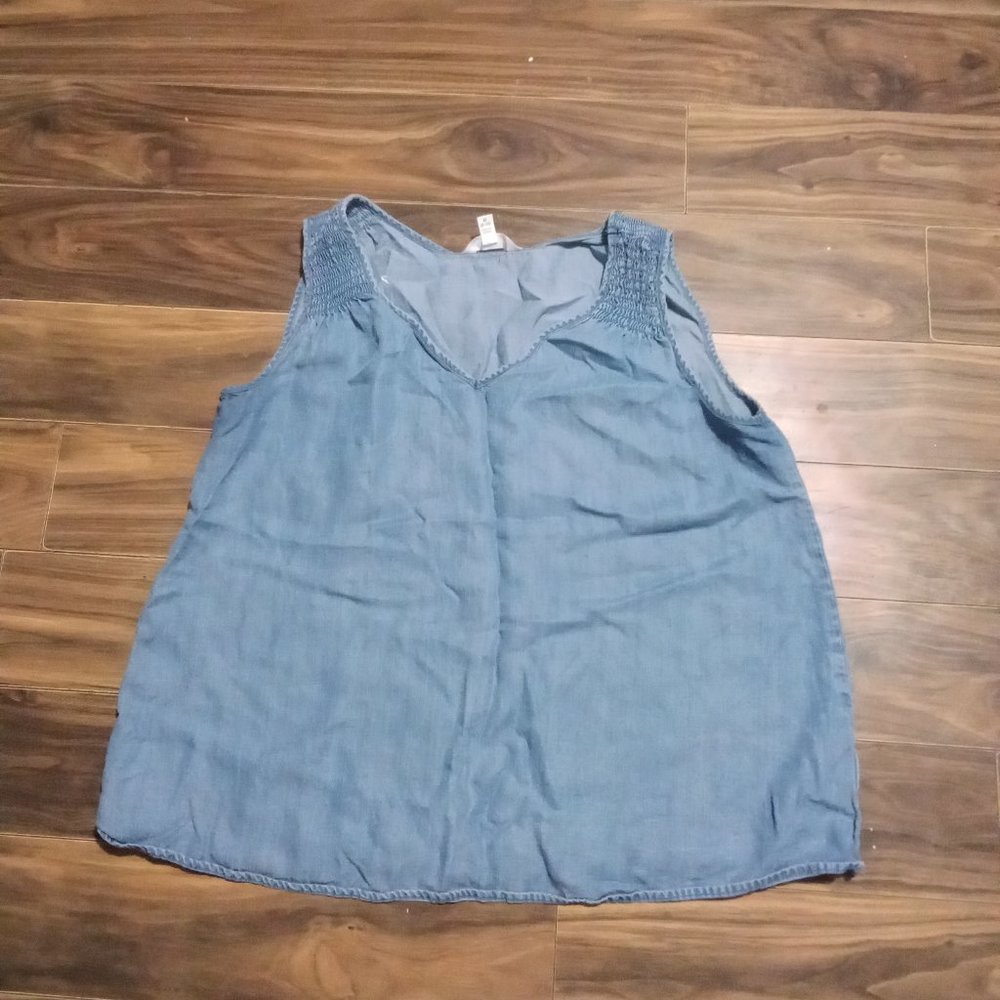 Denim tank top